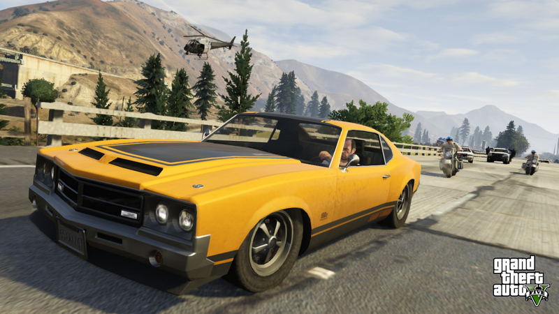 Illustration for article titled New GTA V Screenshots Show Chases, Car Theft, Deep Sea Adventures